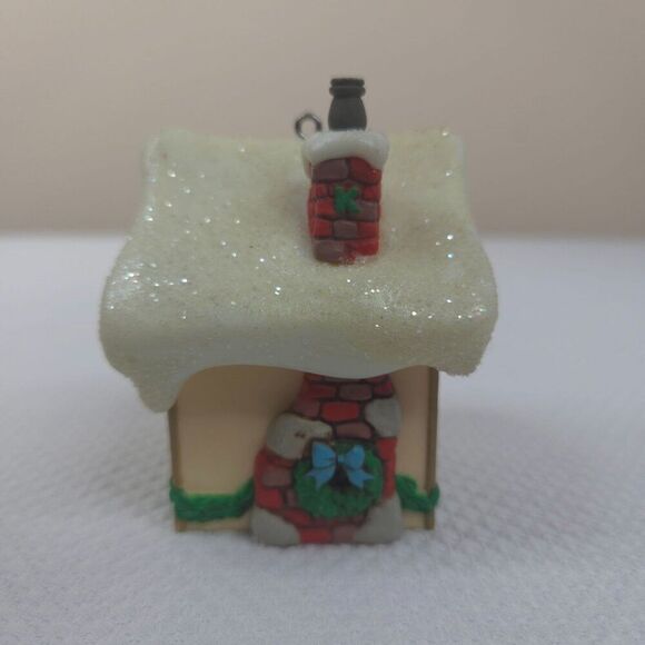 Vintage 80s Hallmark Santas Workshop K. Kringle Glittery Ornament 3D - Picture 6 of 7